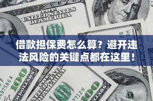 武汉借款担保费怎么算？避开违法风险的关键点都在这里！