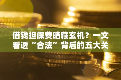 武汉借钱担保费暗藏玄机？一文看透“合法”背后的五大关键陷阱