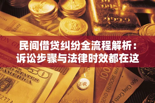 武汉民间借贷纠纷全流程解析：诉讼步骤与法律时效都在这儿了