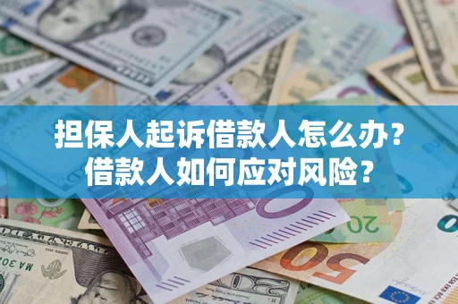 武汉担保人起诉借款人怎么办？借款人如何应对风险？