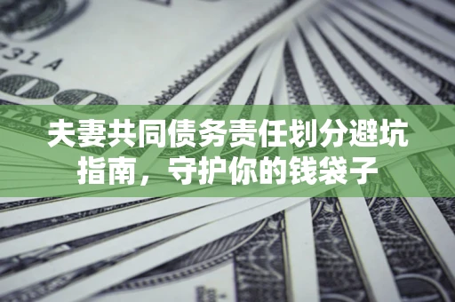 武汉夫妻共同债务责任划分避坑指南，守护你的钱袋子